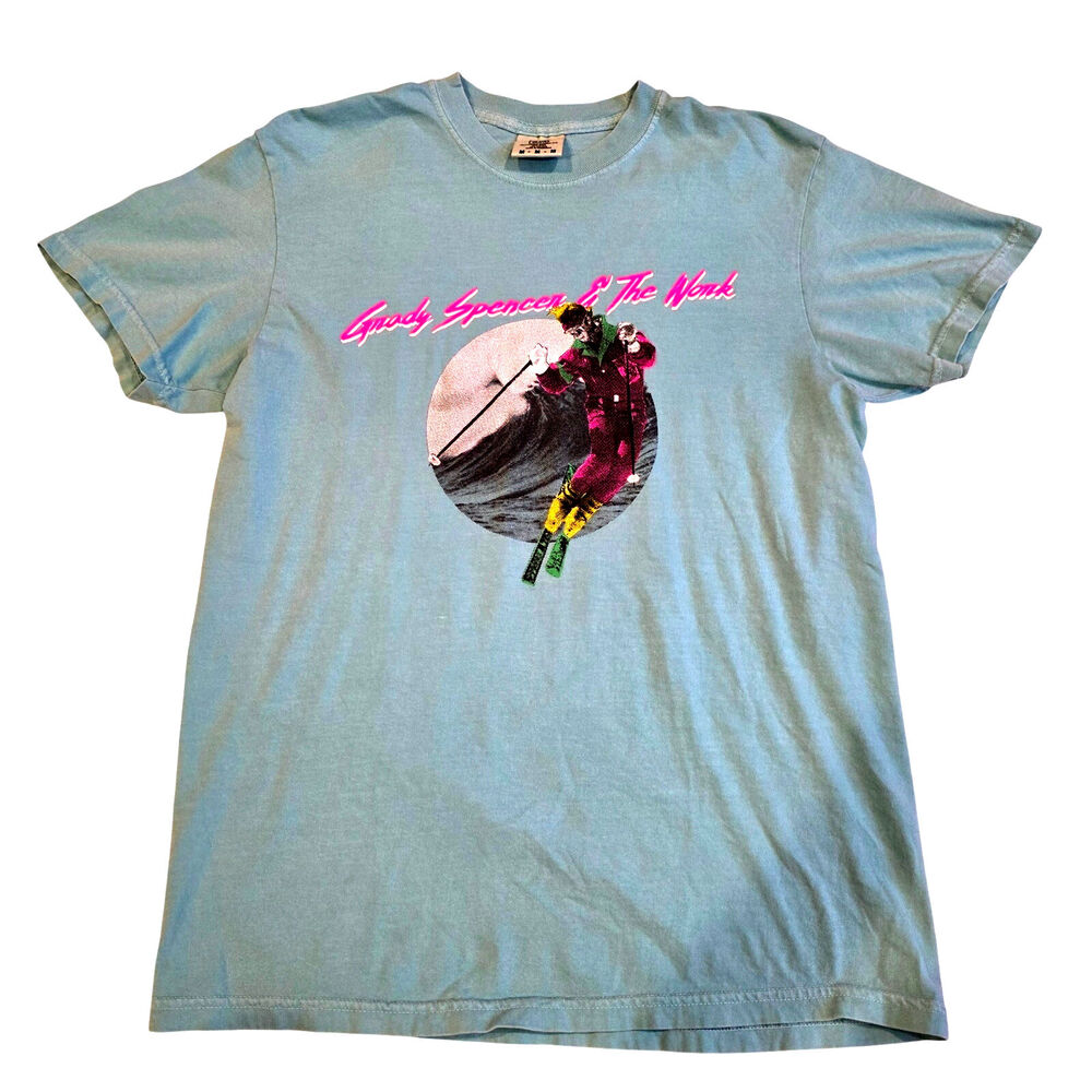 Grady Spencer & The Work Surf N Slopes Tour 2024 Band Tee‎ Comfort Colors Blue M